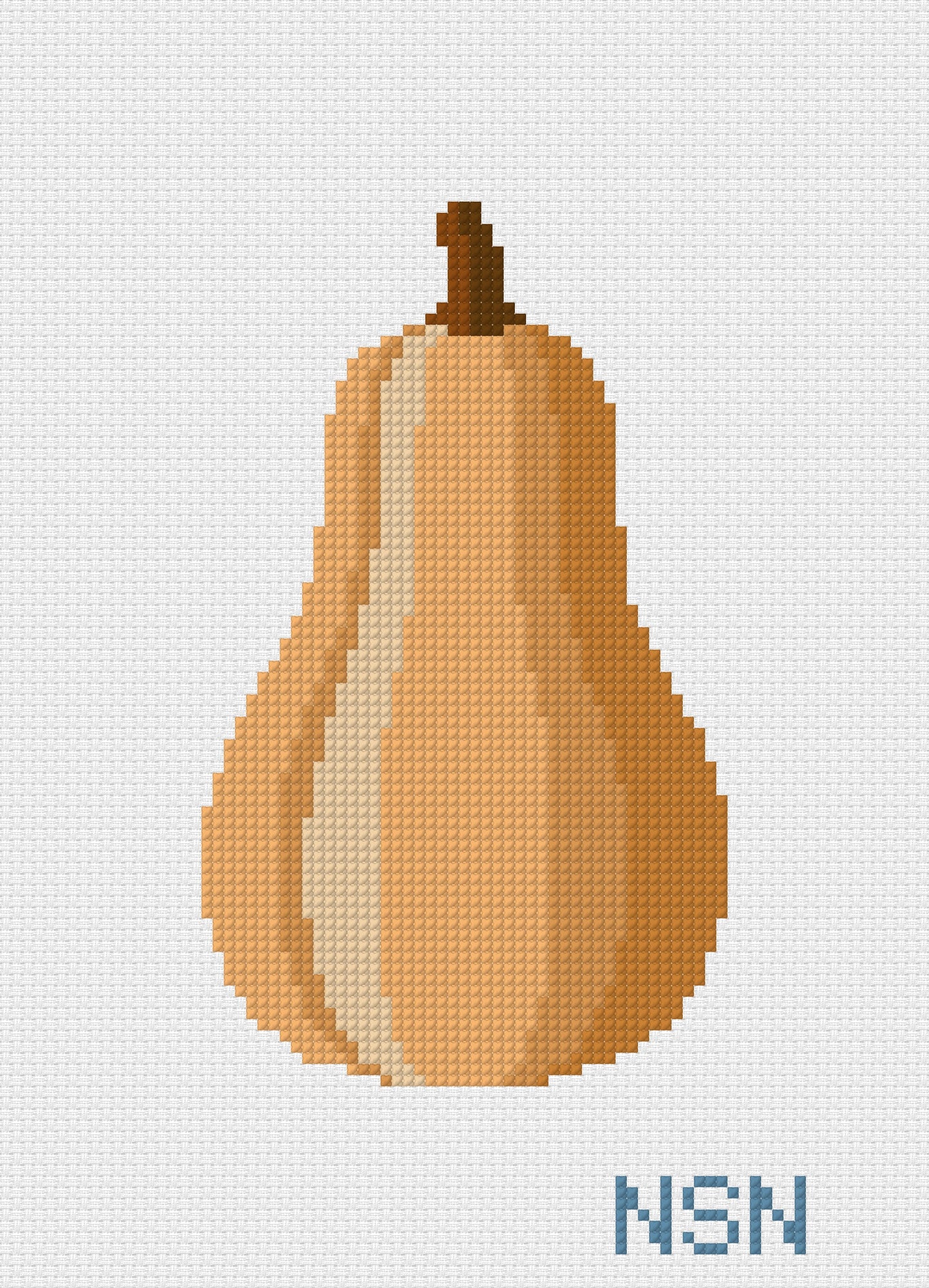Butternut squash needlepoint canvas