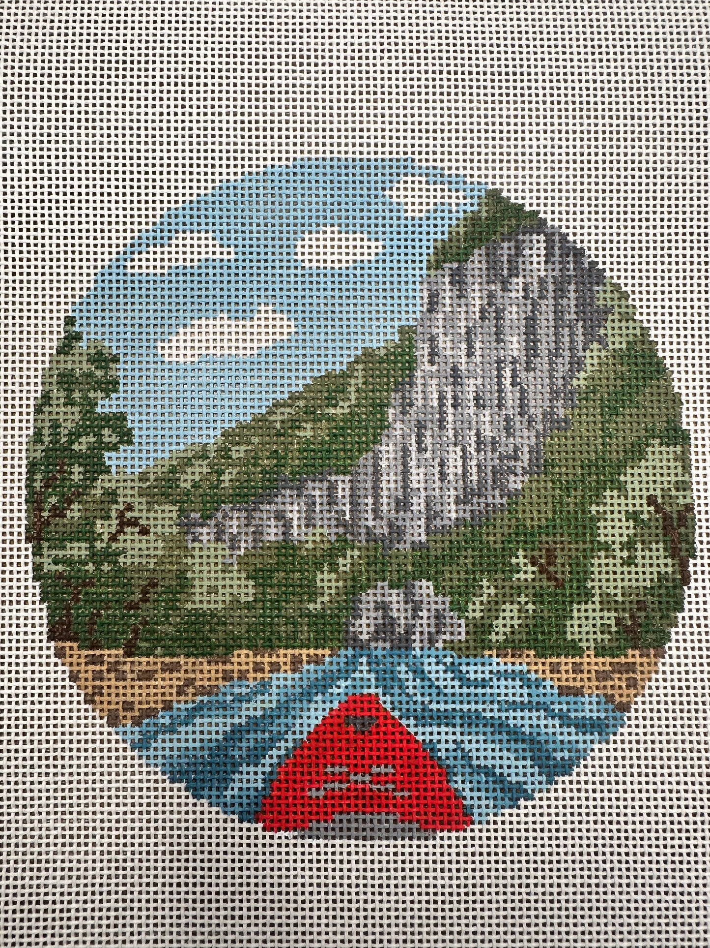 PRESALE: Kayaking on the River 5” Round