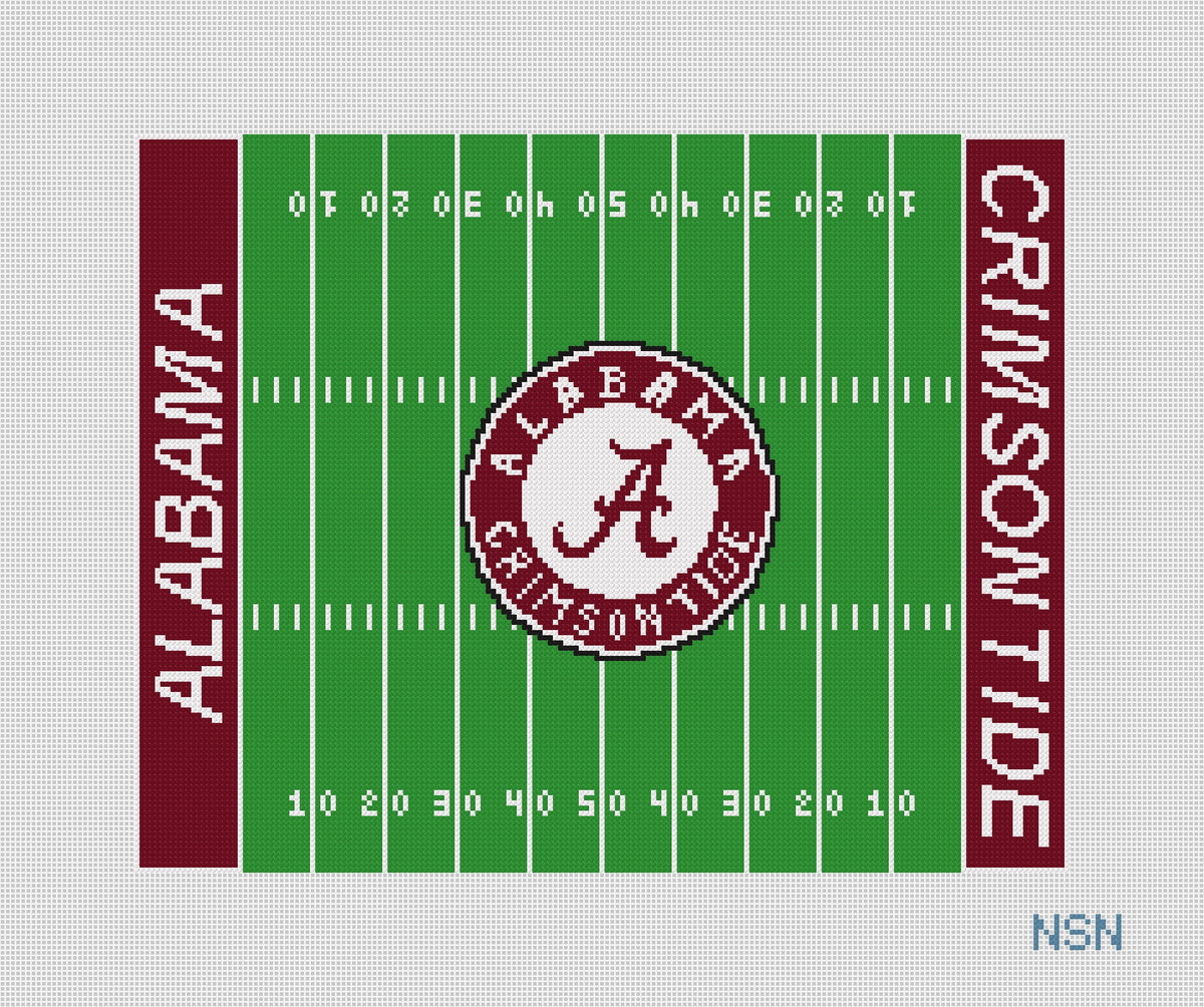 PRESALE: Alabama Football Field Canvas
