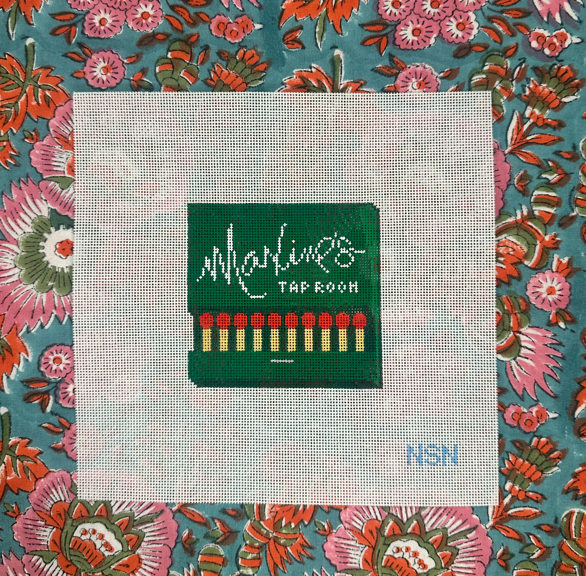 スペシャル デッド 40's～ Lee WORK ブックマッチ ヴィンテージ Maxine's Fayetteville Matchbook Needlepoint Canvas – Natural State