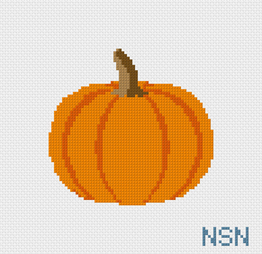 Pumpkin needlepoint canvas
