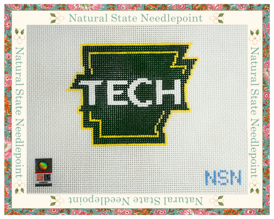 Arkansas Tech University logo canvas