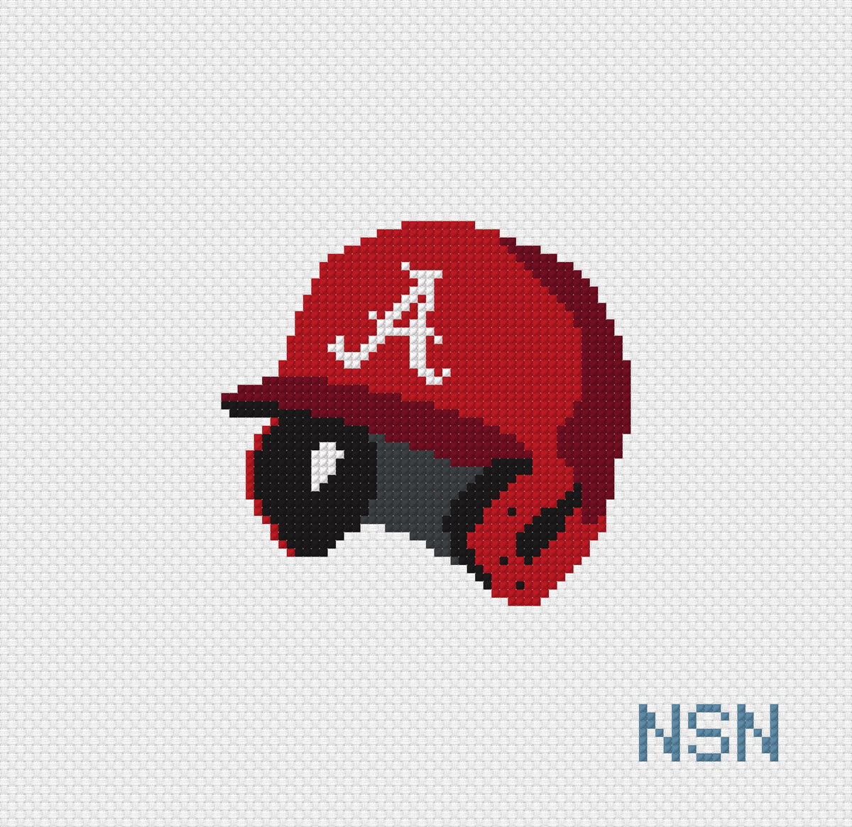 PRESALE: Alabama Batting Helmet Canvas