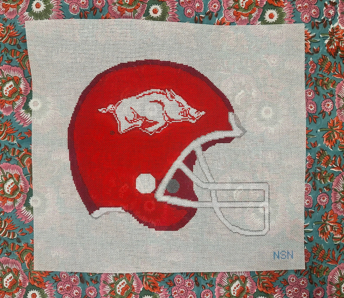 PRESALE: Razorback Football Helmet Pillow