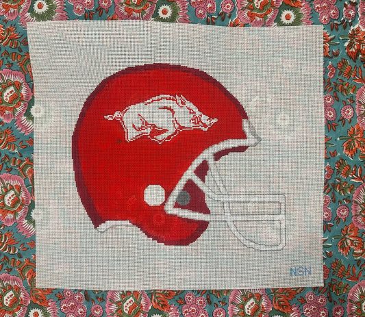 PRESALE: Razorback Football Helmet Pillow