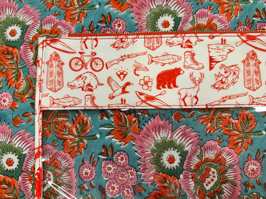 Arkansas-Print Project Bag