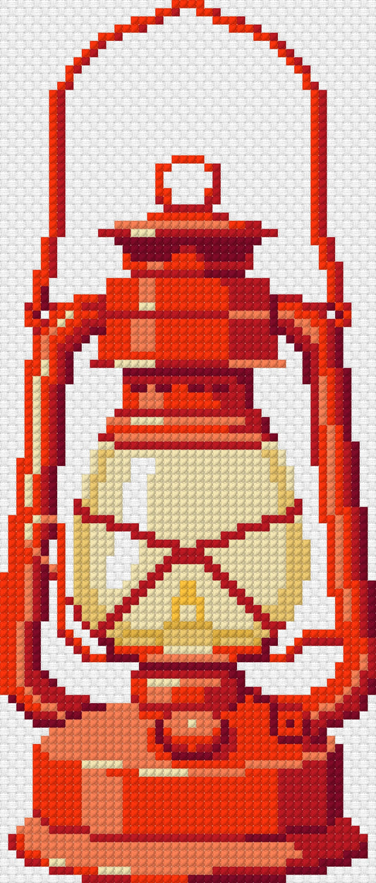 Camping Lantern needlepoint canvas