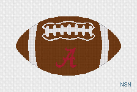 Alabama Football Pillow needlepoint canvas
