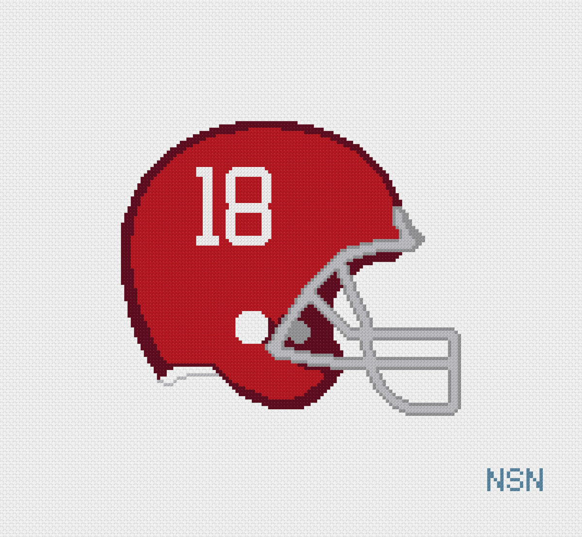 PRESALE: Alabama Football Helmet Canvas - Small