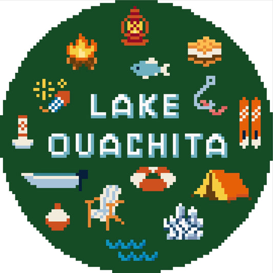 PRESALE: Lake Ouachita Icon Round