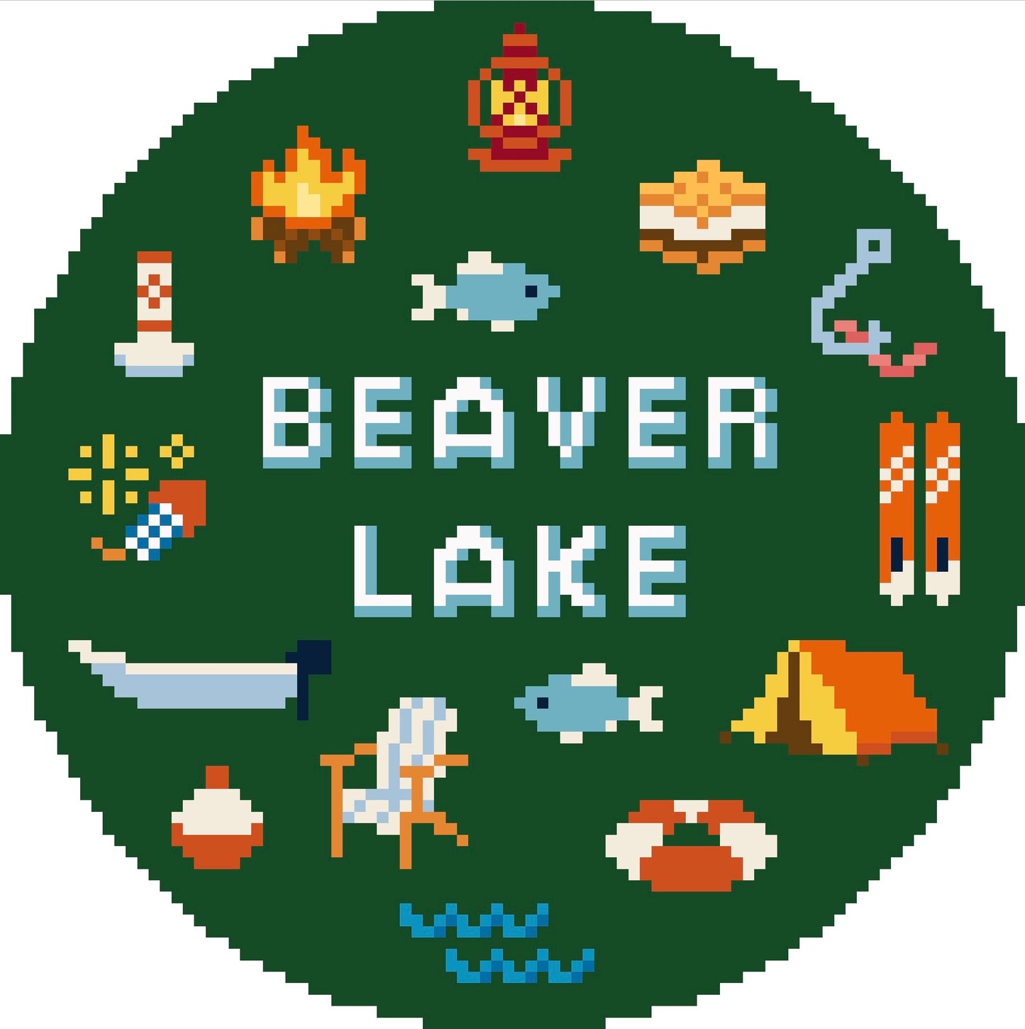PRESALE: Beaver Lake Icon Round