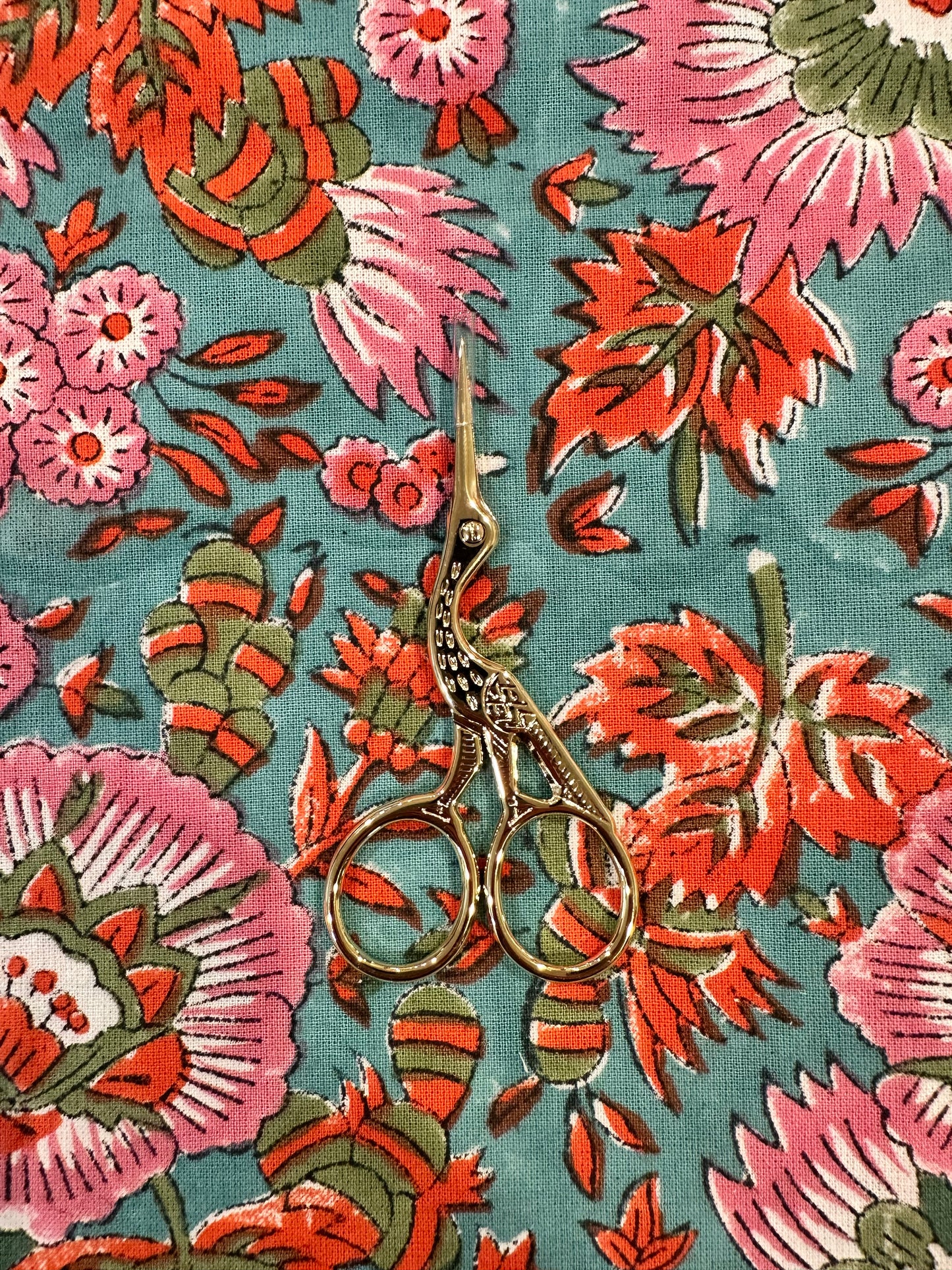 Stork Needlepoint Scissors
